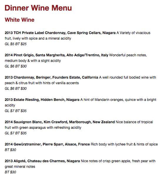 Menu of The Chefs’ House photo11