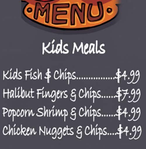 Menu of Port Union Fish & Chips photo11