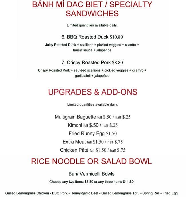 Menu of DD Mau photo3