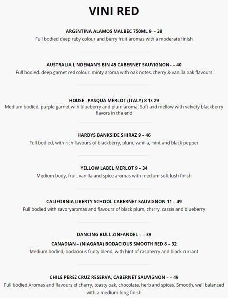 Menu of Poco Pazzo photo5