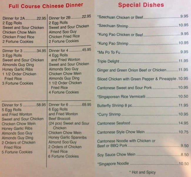 Menu of New City Restaurant photo3