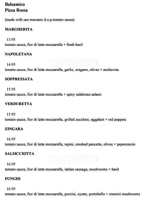 Menu of Balsamico photo5