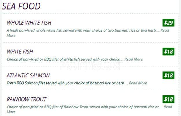 Menu of North Restaurant photo8