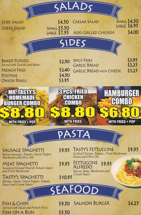 Menu of Mister Tasty photo3