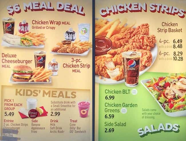 Menu of Dairy Queen Grill & Chill photo5