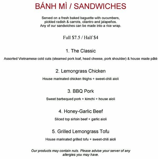 Menu of DD Mau photo2