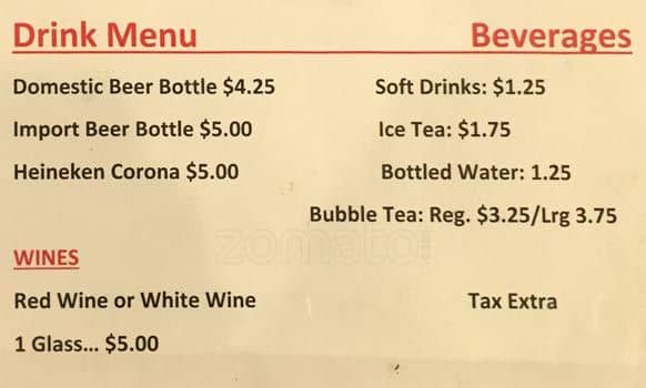 Menu of Tender Trap photo3