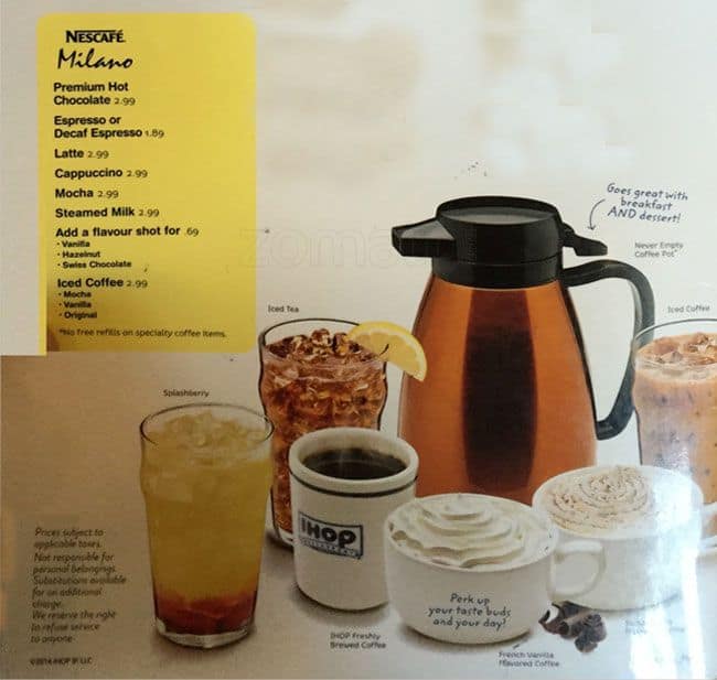 Menu of IHOP photo15