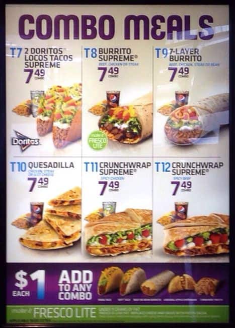 Menu of Taco Bell photo3