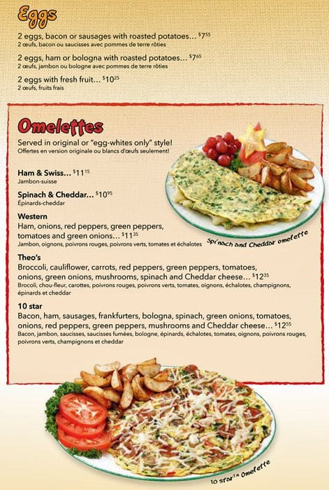 Menu of Cora Breakfast & Lunch photo2