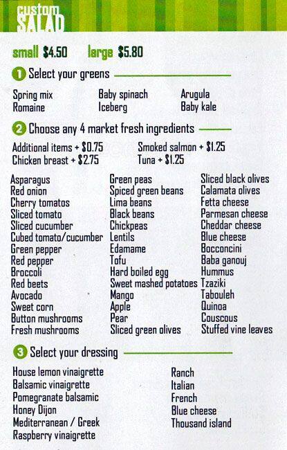 Menu of Salad Days photo7