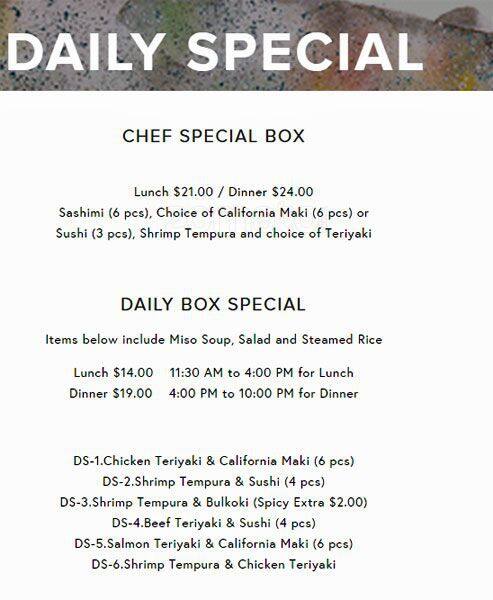 Menu of Yumei Sushi photo10