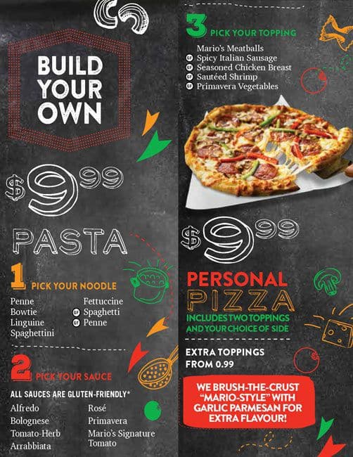 Menu of East Side Mario’s photo4