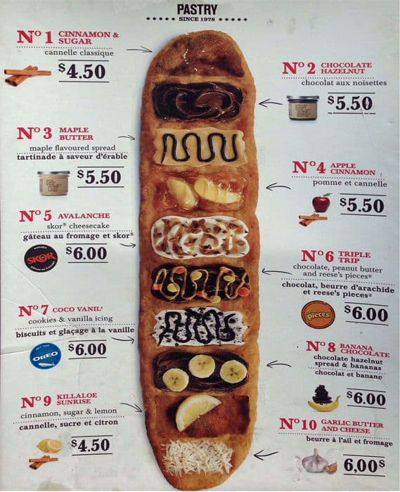 Menu of BeaverTails photo2