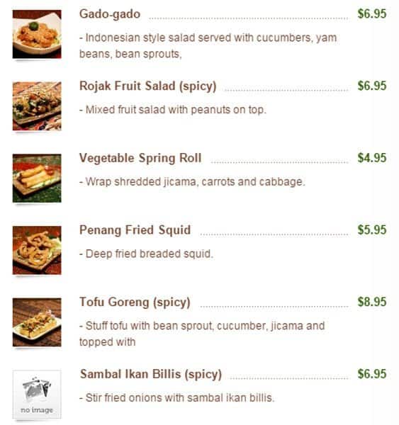 Menu of Ipoh Malay Cuisine photo3