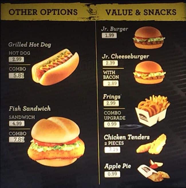 Menu of Harvey’s photo6