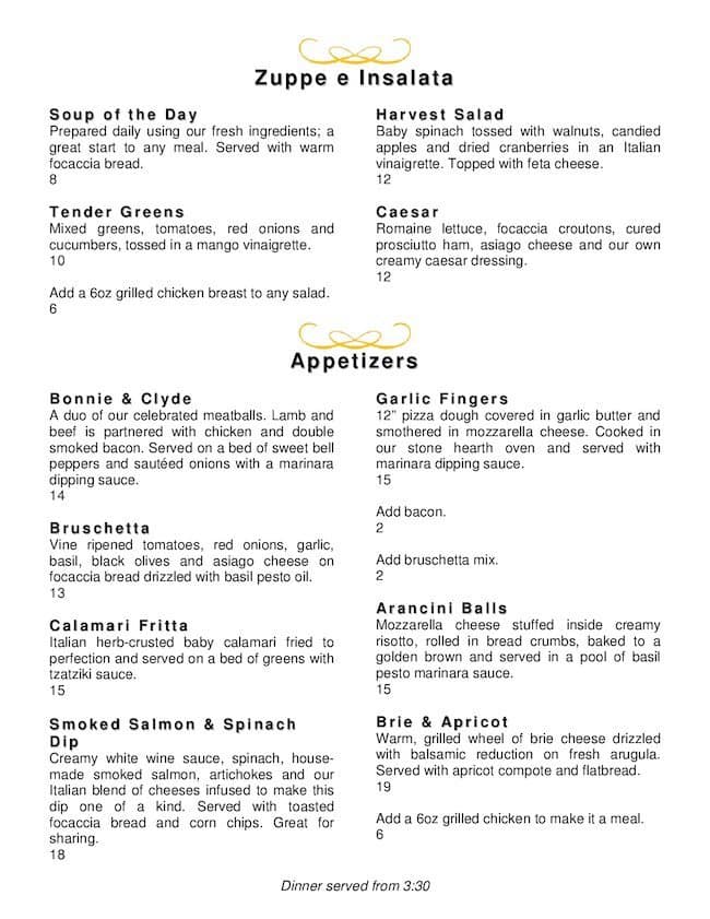 Menu of The Meatball Pizza & Pasta photo2