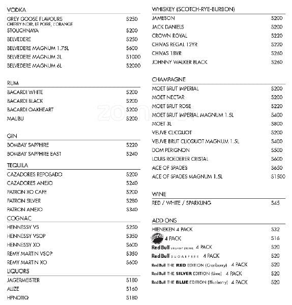 Menu of Maison Mercer photo2