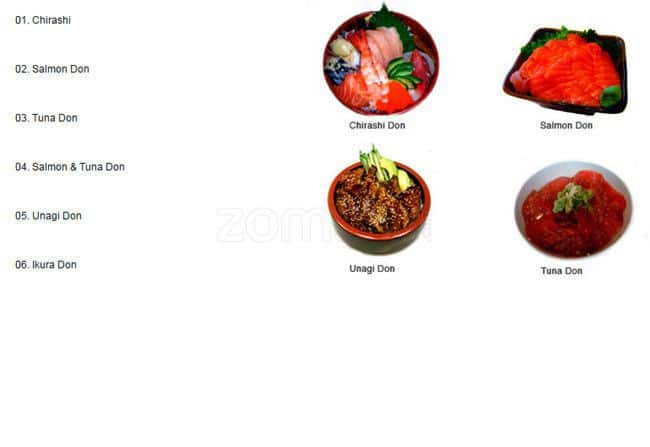 Menu of Osaka Island photo10