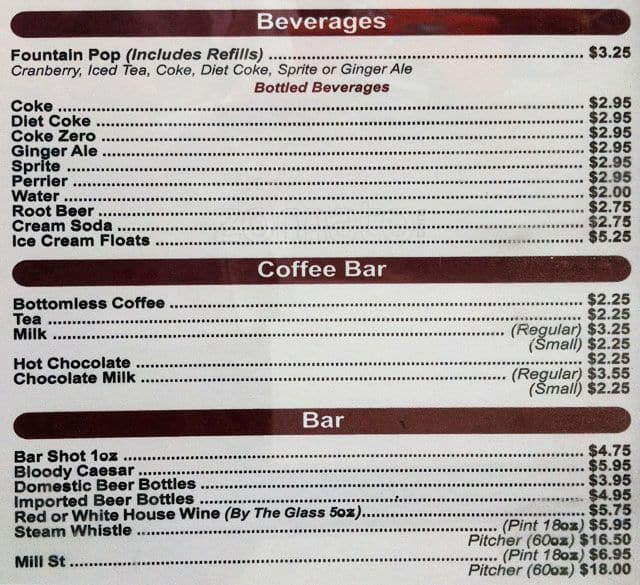 Menu of Mars Beach Diner photo10