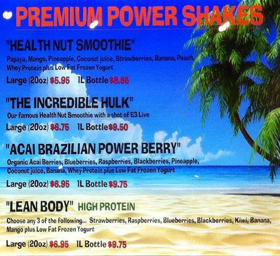 Menu of Papaya Island photo3