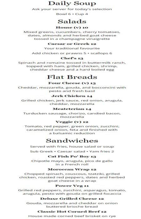 Menu of Chaise photo3