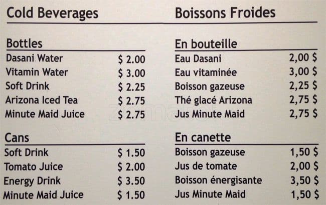 Menu of Cafétéria Des Beaux-Arts photo8