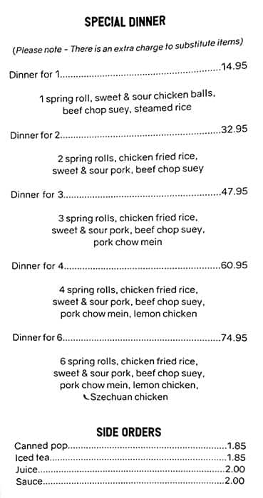 Menu of Fong’s Eatery photo4