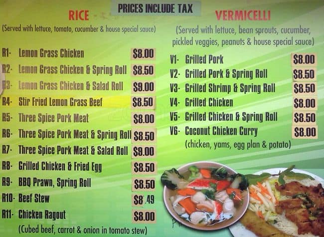 Menu of Pho Express photo3