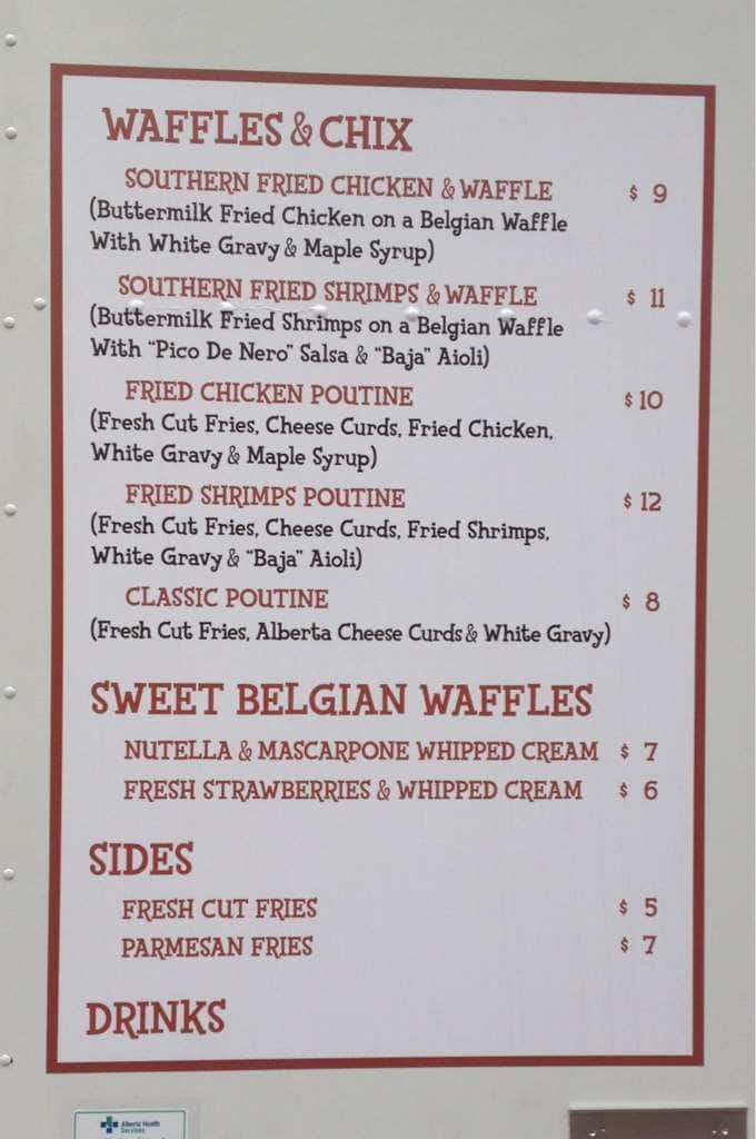 Menu of Waffles & Chix photo2