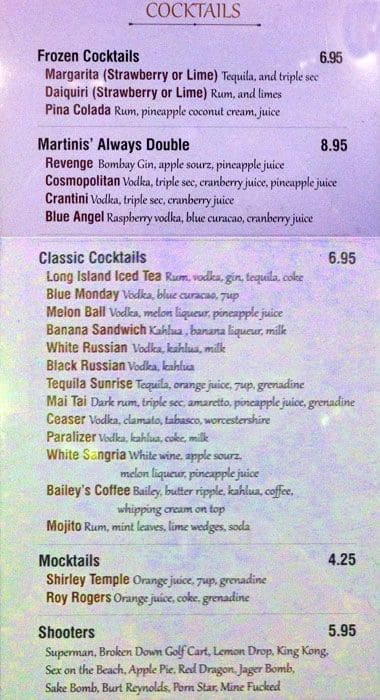 Menu of Golf Square photo14