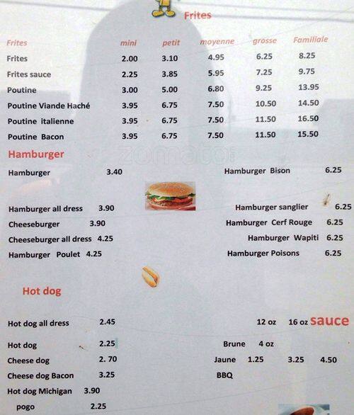 Menu of Le Ronfleur photo4