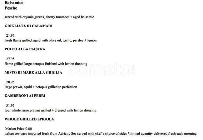 Menu of Balsamico photo9