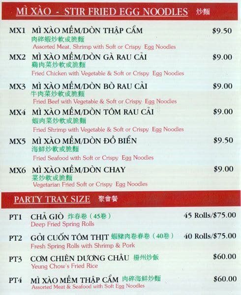 Menu of Pho Com Vietnam photo14