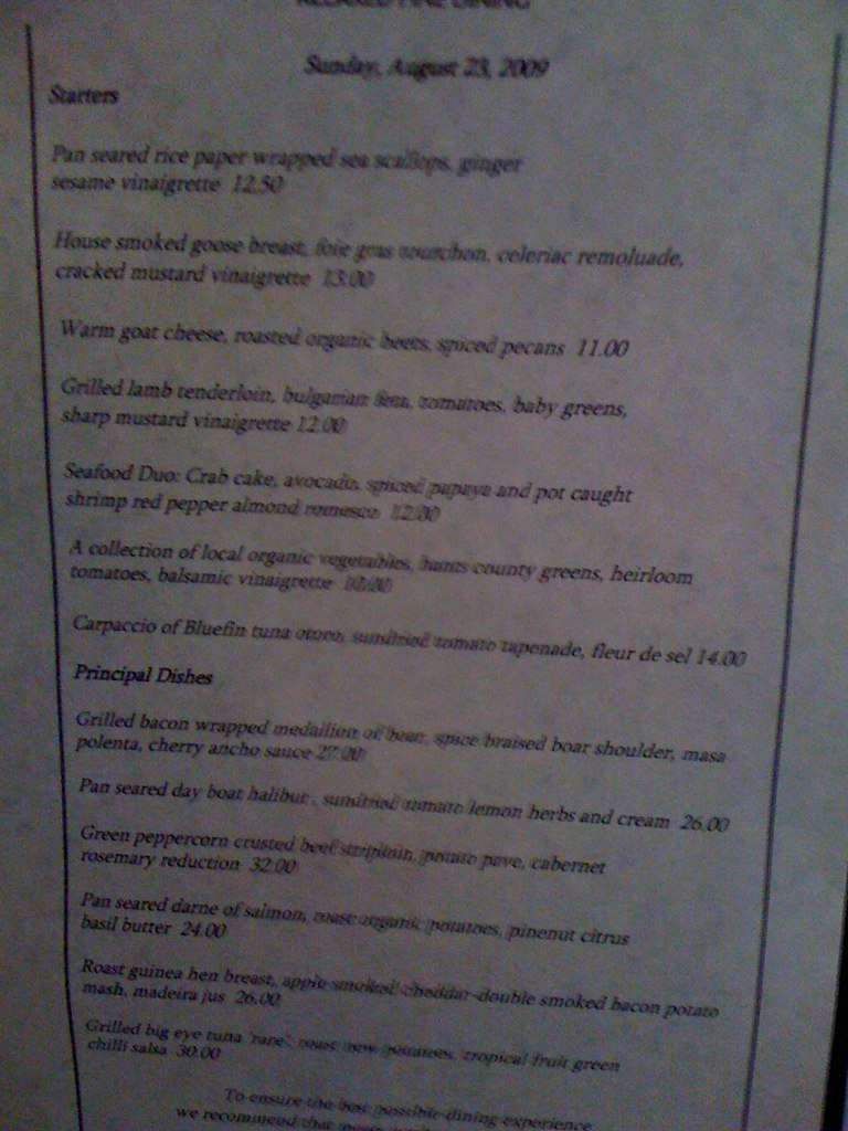 Menu of Stories at The Halliburton photo2