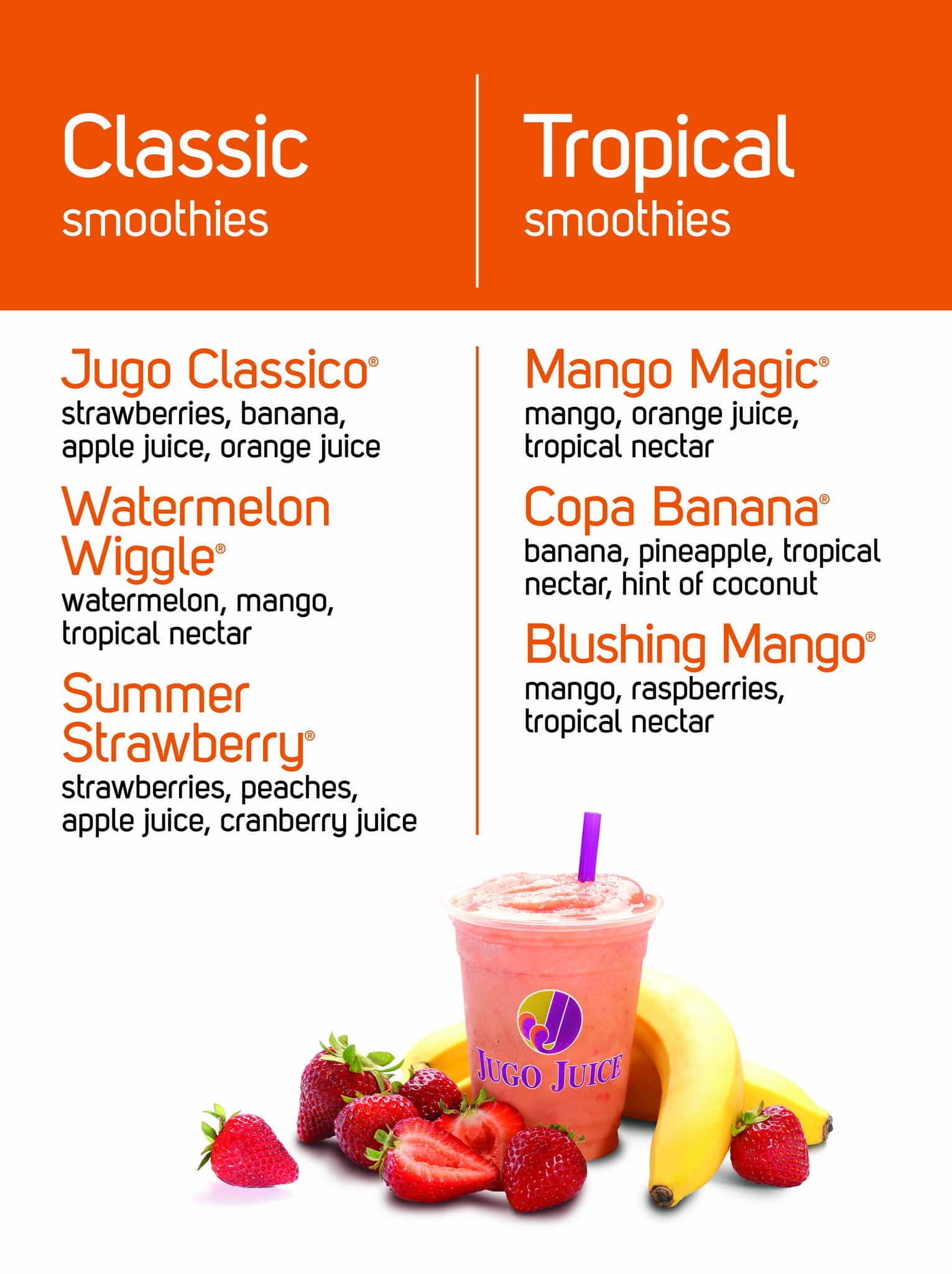 Menu of Jugo Juice photo3
