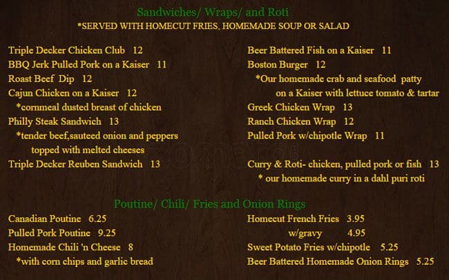 Menu of Tara Inn photo3