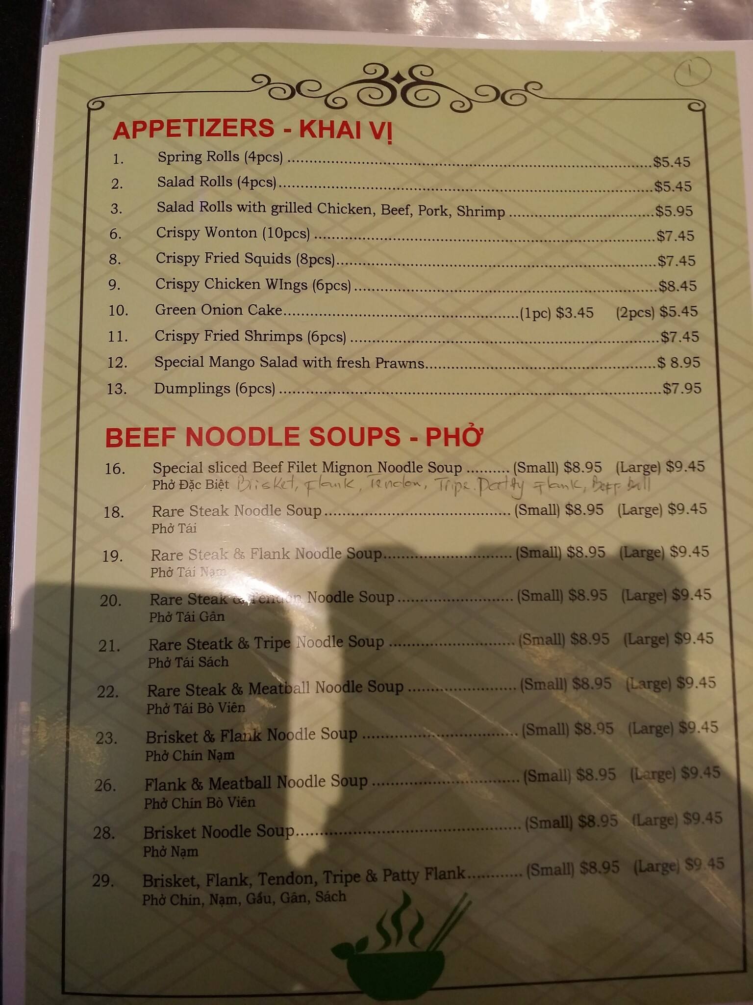 Menu of iPho photo3