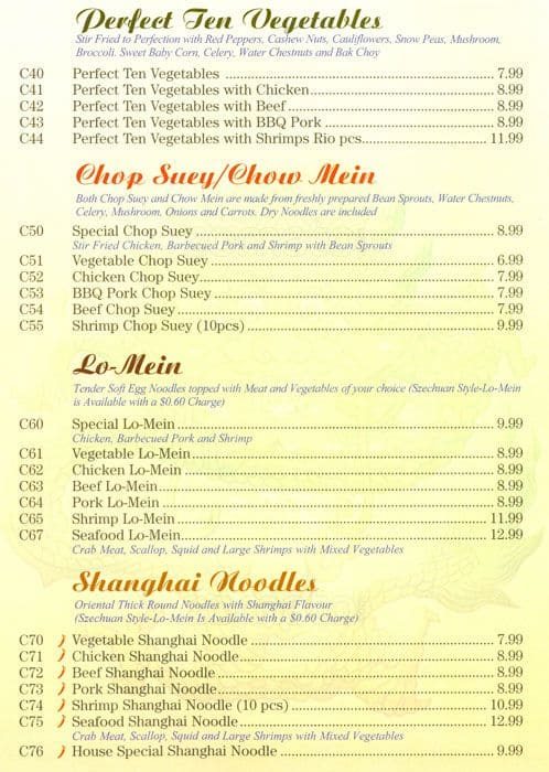 Menu of Jing Thai photo17