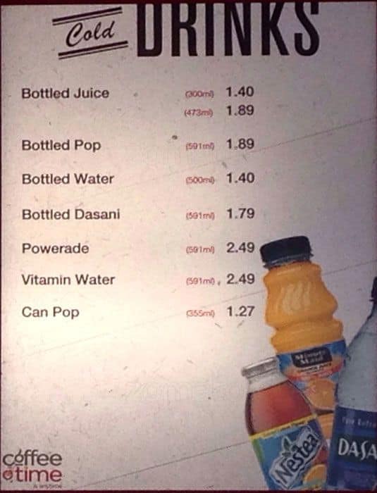 Menu of Coffee Time photo12