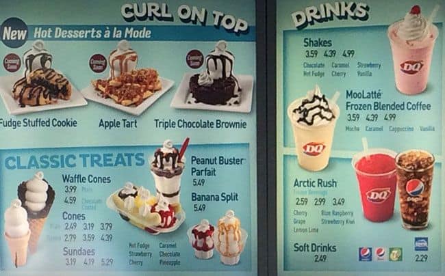 Menu of Dairy Queen photo6