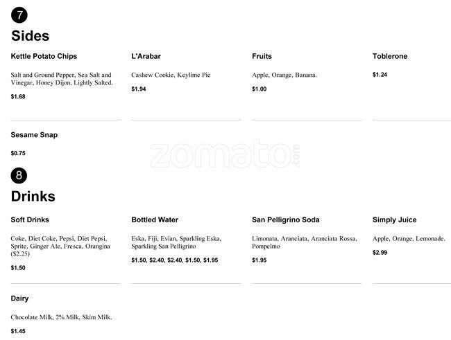 Menu of LUNCH photo5