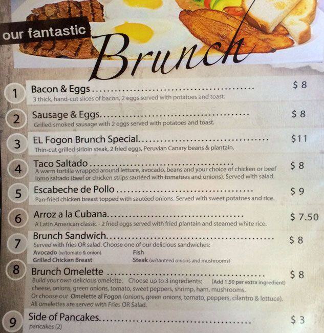 Menu of El Fogon photo5