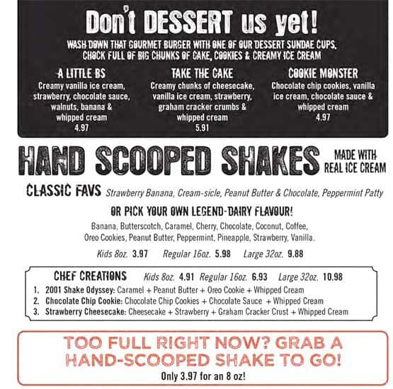 Menu of The WORKS photo6