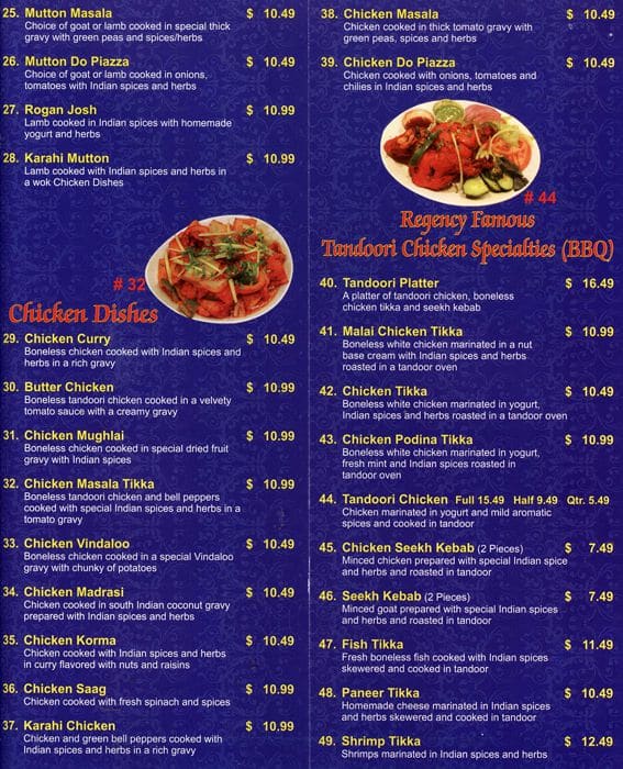 Menu of Regency Restaurant photo3