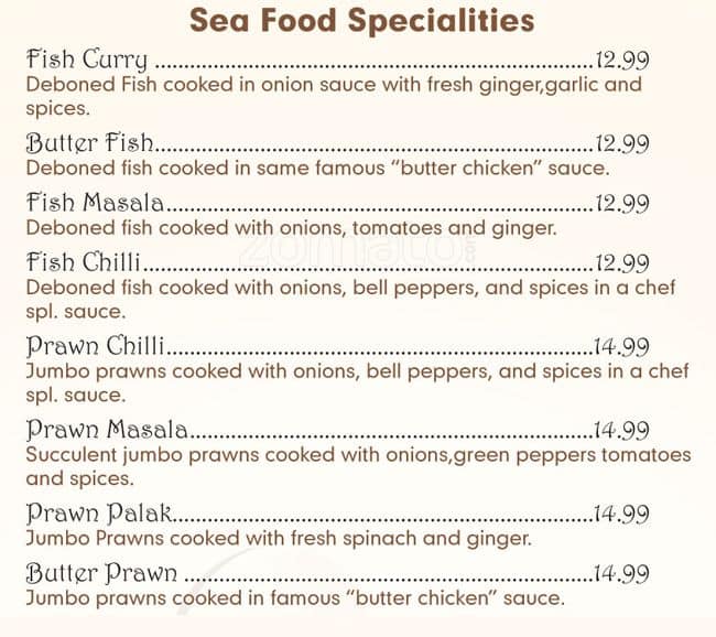 Menu of Curry Sensation photo7