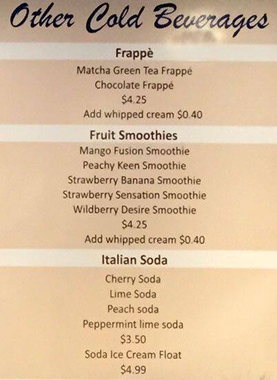 Menu of Agape Coffee photo4