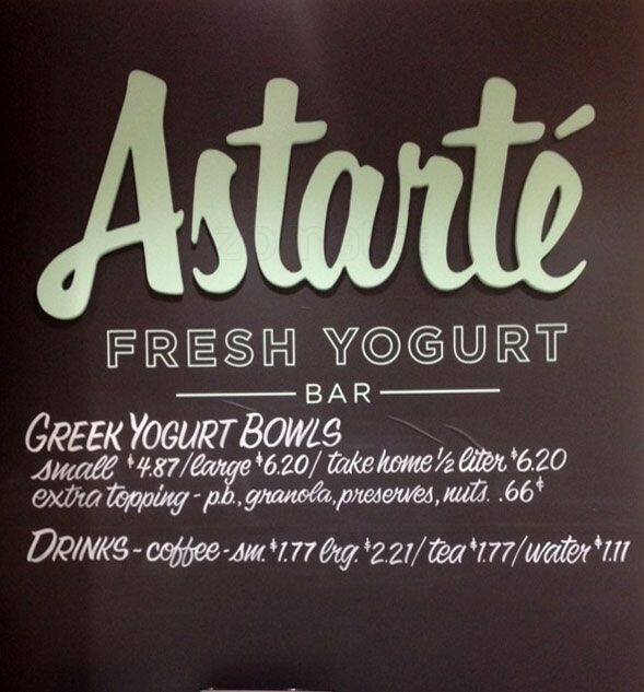 Menu of Astarté photo4