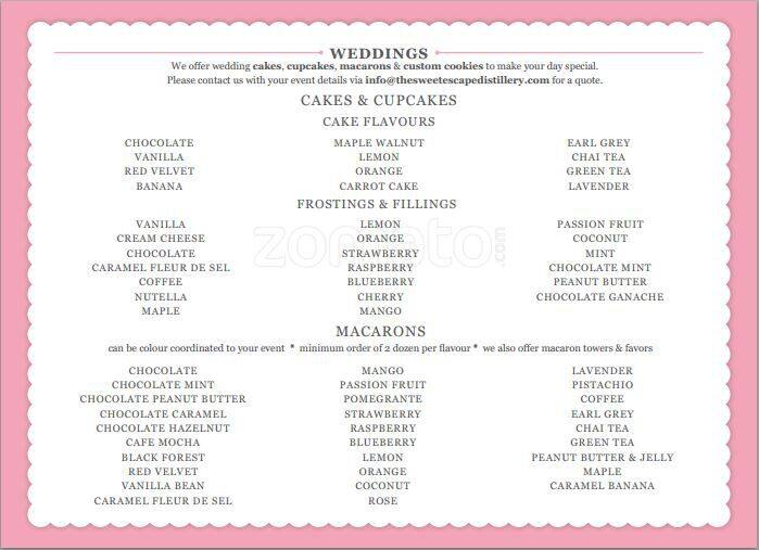 Menu of The Sweet Escape Patisserie photo4