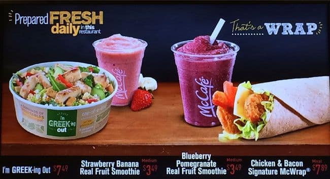 Menu of McDonald’s photo5